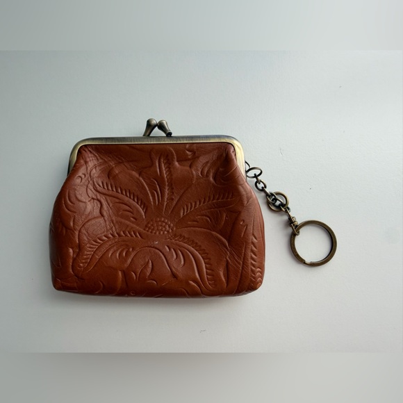 Patricia Nash Leather Borse Coin Purse in Florence Tan - Picture 2 of 5